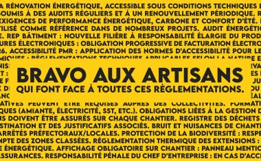 Tout Faire - Campagne de communication "Bravo aux artisans" - Artibat 2025.