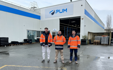 L'équipe de l'agence PUM à Libourne (Gironde) - SGDB France / Saint-Gobain