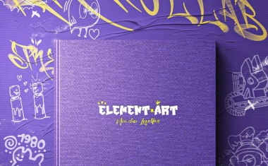 Ouvrage "Élément-Art" by Legllais (Groupe Grand Comptoir) - Street artists.