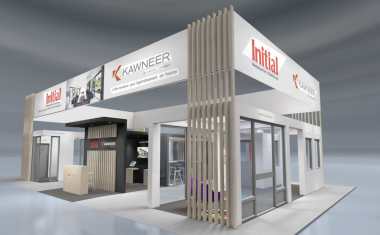 Stand Kwaneer sur un salon BtoB.