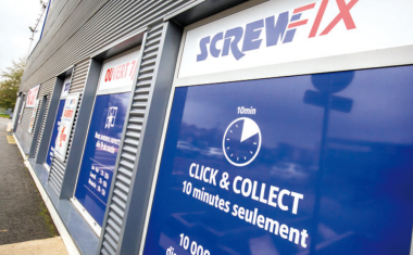 Comptoir Screwfix à Saint-Sébastien-sur-Loire, près de Nantes (Loire-Atlantique).