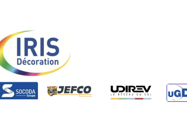 La centrale Iris Décoration et ses quatre associés : Socoda Décoration, UGD, Udirev et Jefco-Allios.