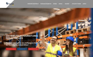 Site internet de Thomé, a Ruby company - Ruby France.