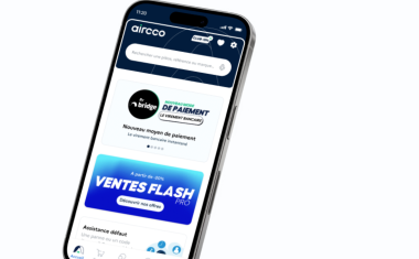 Application mobile d'Aircco, spécialiste et pure player de la pièce détachée pour le génie climatique.