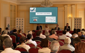 Les 14es "Rendez-vous du Négoce" organisés par la FDMC (Fédération des distributeurs en matériaux de construction) le 11 juin 2025 à Paris.