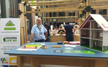 Atelier de formation "Capital Faire" dans la GSB Leroy Merlin de Villeneuve-d'Ascq (Nord).
