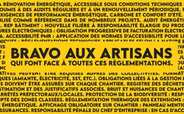 Tout Faire - Campagne de communication "Bravo aux artisans" - Artibat 2025.