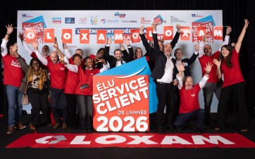 Loxam élu service client de l'année 2026