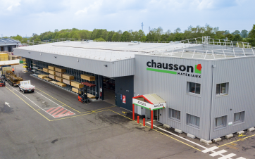 Agence Chausson Matériaux de Pacé, près de Rennes (35).