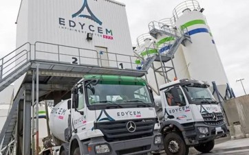 camion toupie Edycem béton prêt à l'emploi BPE