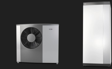 Les modèles de pompe à chaleur et ballon module double service NIBE_S2125 et NIBE_VVM_S500
