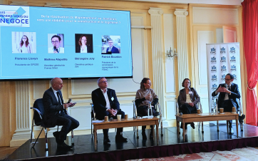 Table ronde sur la rénovation énergétique - 15es Rendez-Vous du Négoce, FDMC, à La Maison de l'Amérique latine (Paris, 7e arrondissement).