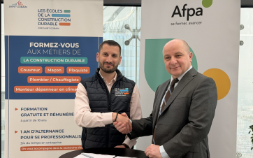 Signature d'un partenariat national entre SGDB France et l'AFPA.