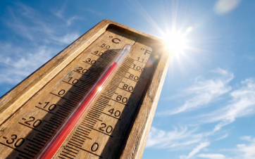 Thermomètre et canicule.