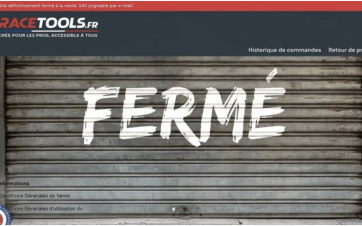Site Racetools fermé par Bricomarché.