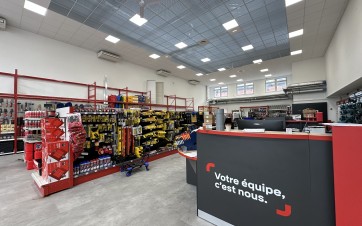Agence Raboni d'Aubervilliers, Seine-Saint-Denis.