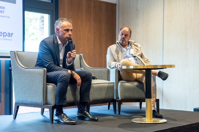 S.Thevenet (Sonepar France) et P.Schaeffer (CMEM)