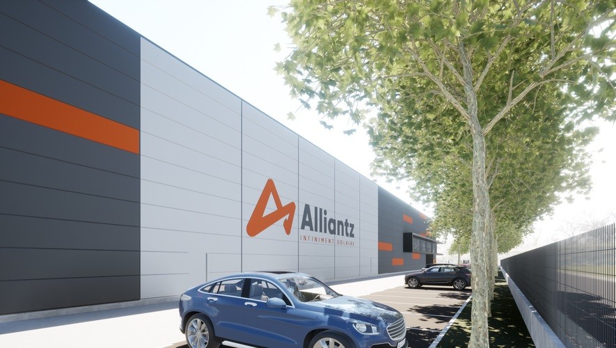 Futur entrepôt logistique d'Alliantz à Lézignan-Corbières (11).