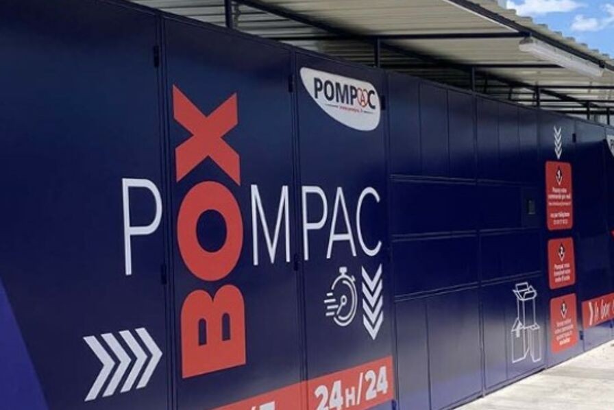 La Pompac Box installée à Strasbourg (Bas-Rhin).