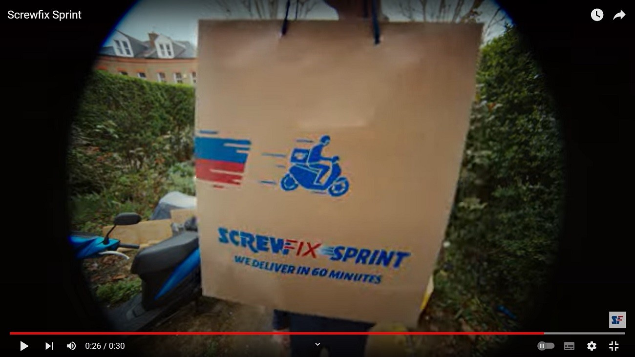 Screwfix Sprint in UK.