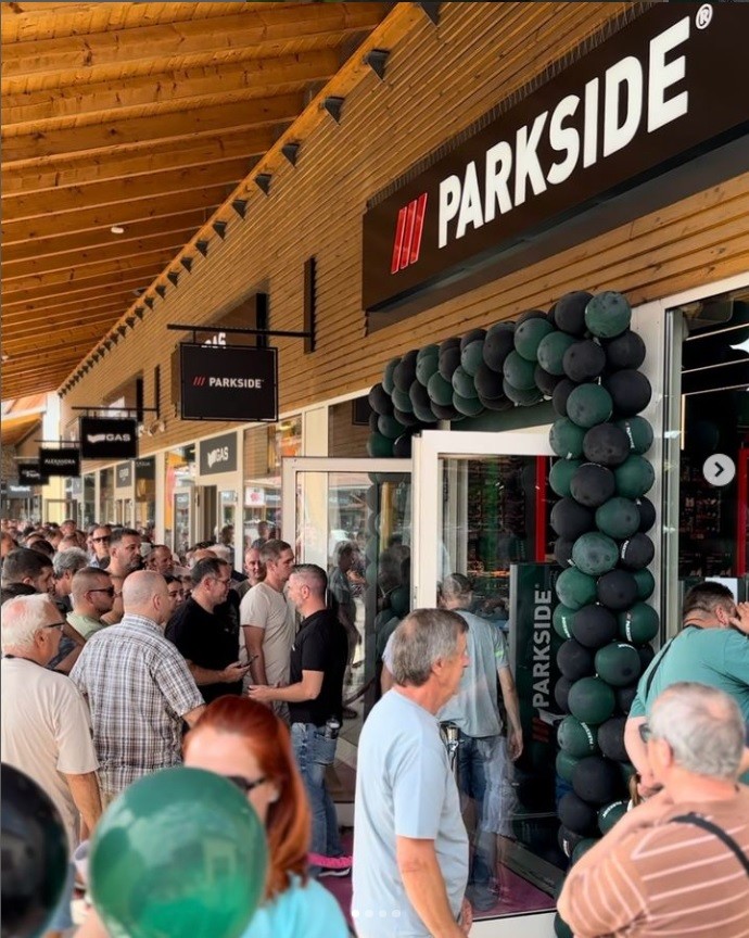 Magasin Parkside de Busdapest (Hongrie) - Lidl.