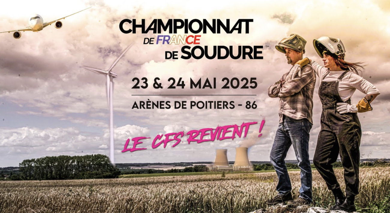 Affiche du championnat de France de soudure 2025.