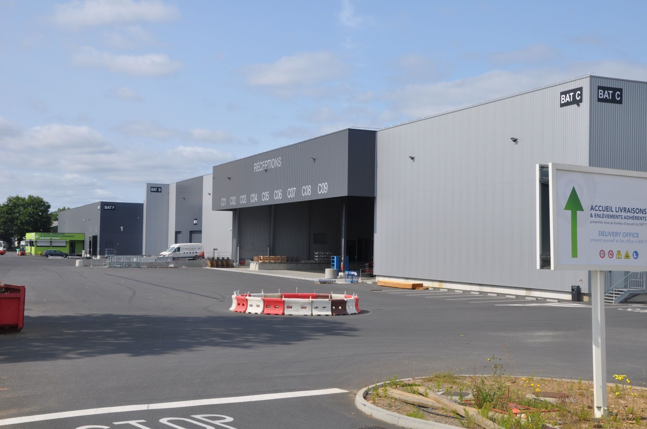 Inauguration de la nouvelle plateforme logistique de l'UAB (Vendée), le 10/06/2025.