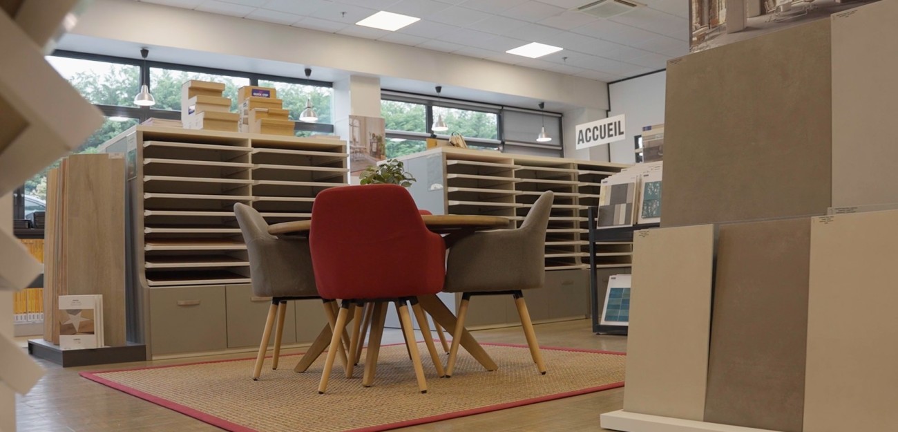 Showroom Soldis de Nanterre (Hauts-de-Seine).