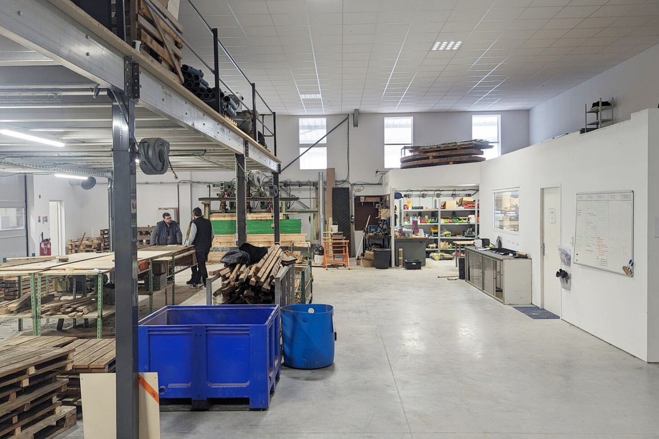 Atelier d'un entrepôt Articonnex.