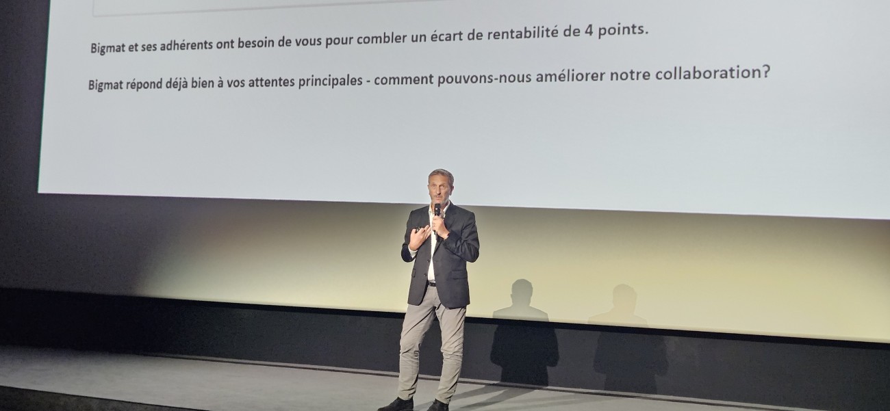Plénière Fournisseurs de BigMat France, le 4 septembre 2025 au cinéma Pathé Palace à Paris