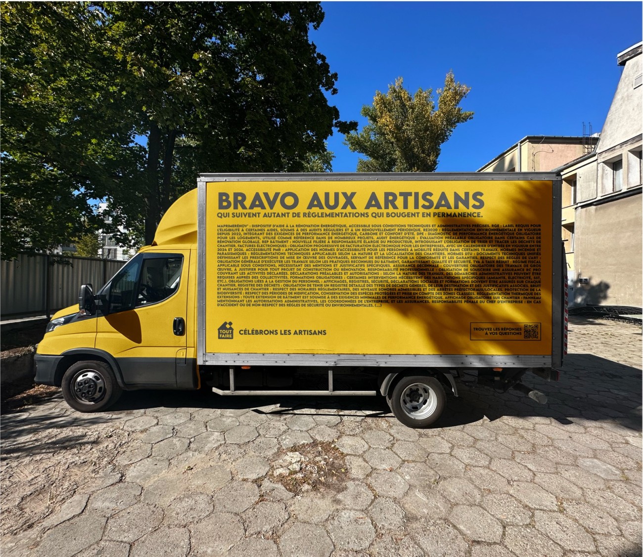 Tout Faire - Campagne de communication "Bravo aux artisans" - Artibat 2025.
