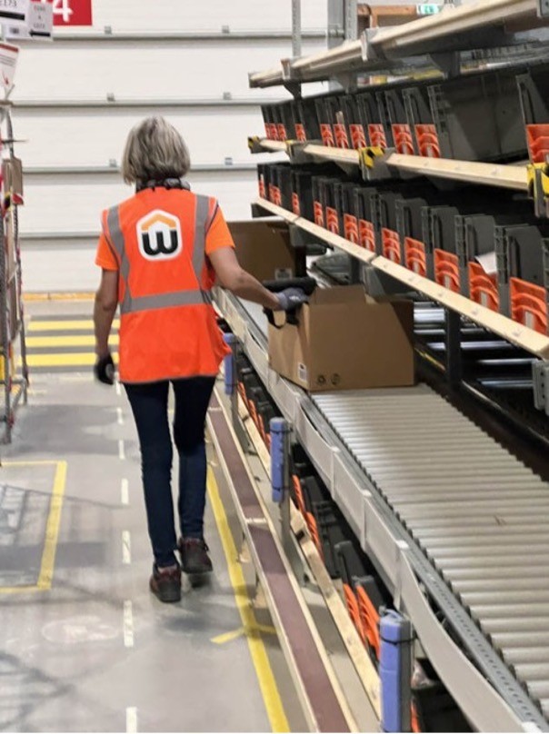 Plateforme logistique Weldom à Breuil-le-Sec (Oise).