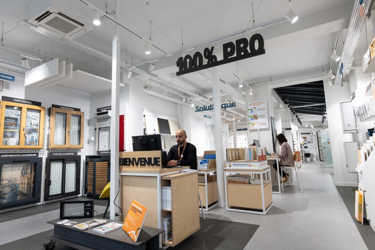 Nouveau parcours client de La Matériauthèque by La Plateforme du Bâtiment.