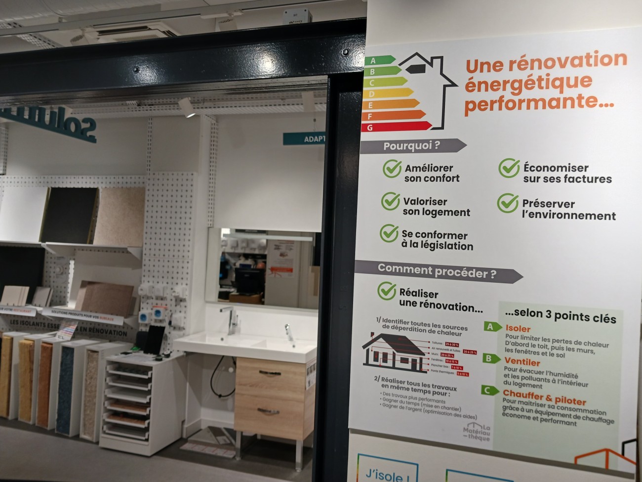 Nouveau parcours client de La Matériauthèque by La Plateforme du Bâtiment.