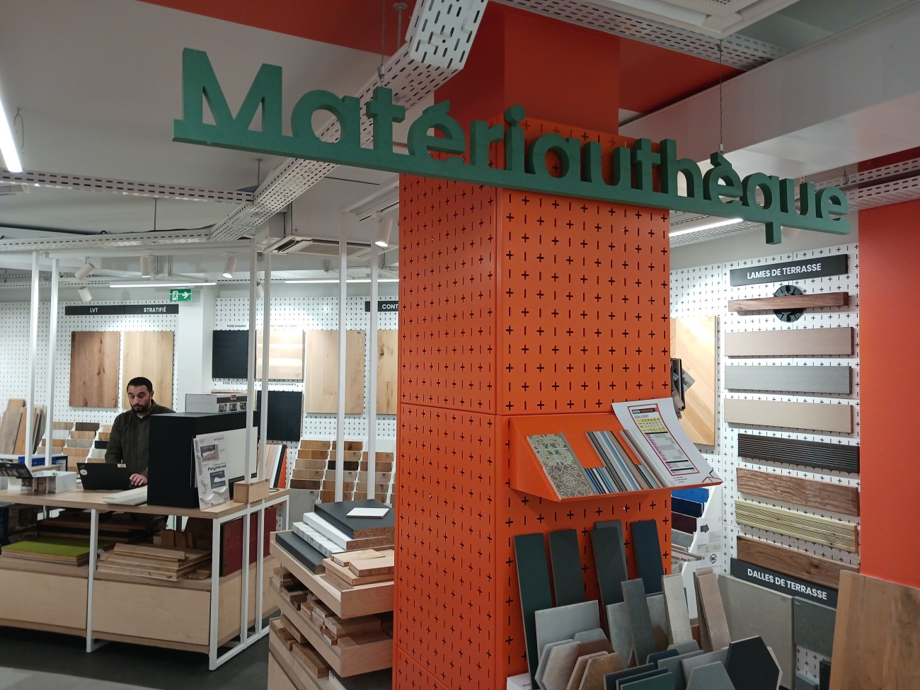 Nouveau parcours client de La Matériauthèque by La Plateforme du Bâtiment.