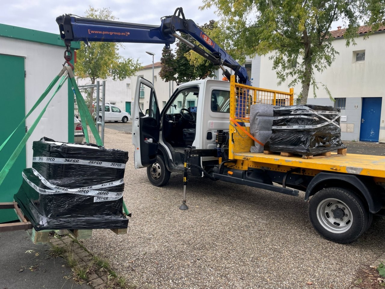 GT Log Express - Livraison sur chantier.