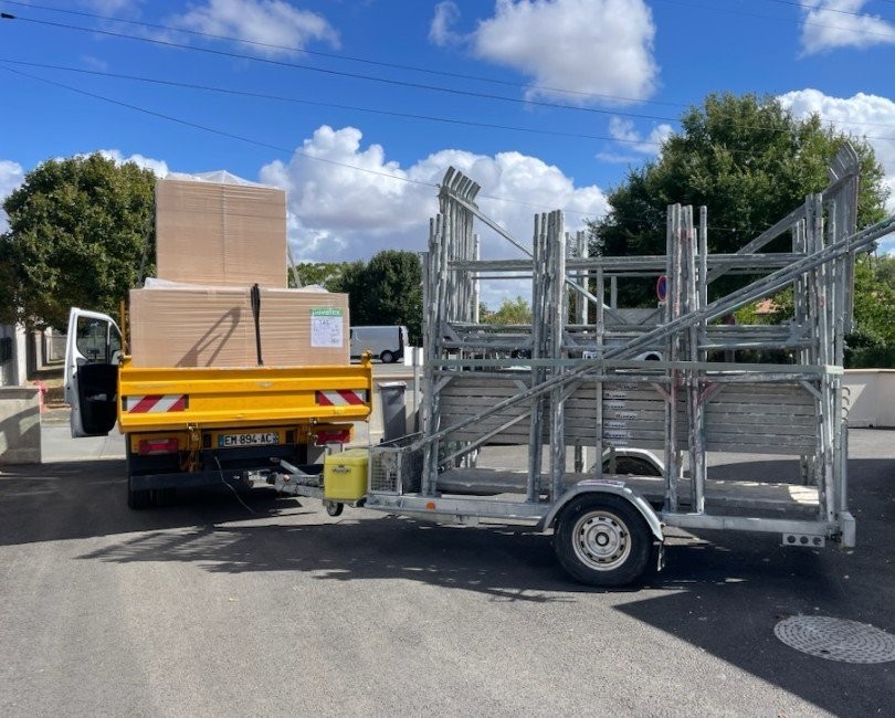 GT Log Express - Livraison sur chantier.