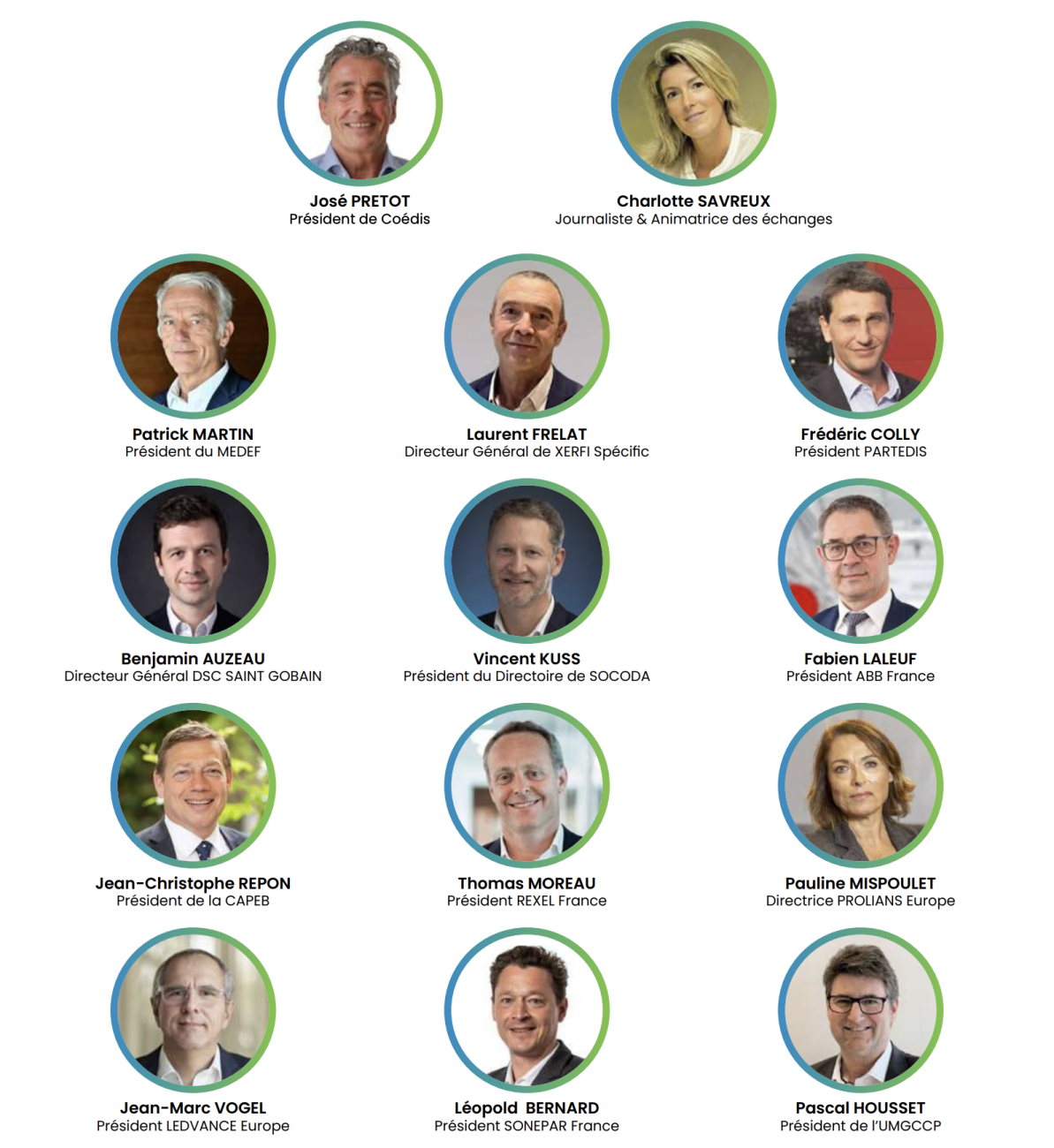 Les intervenants aux tables rondes de la première édition de Coédis Impact, 21 mai 2026.