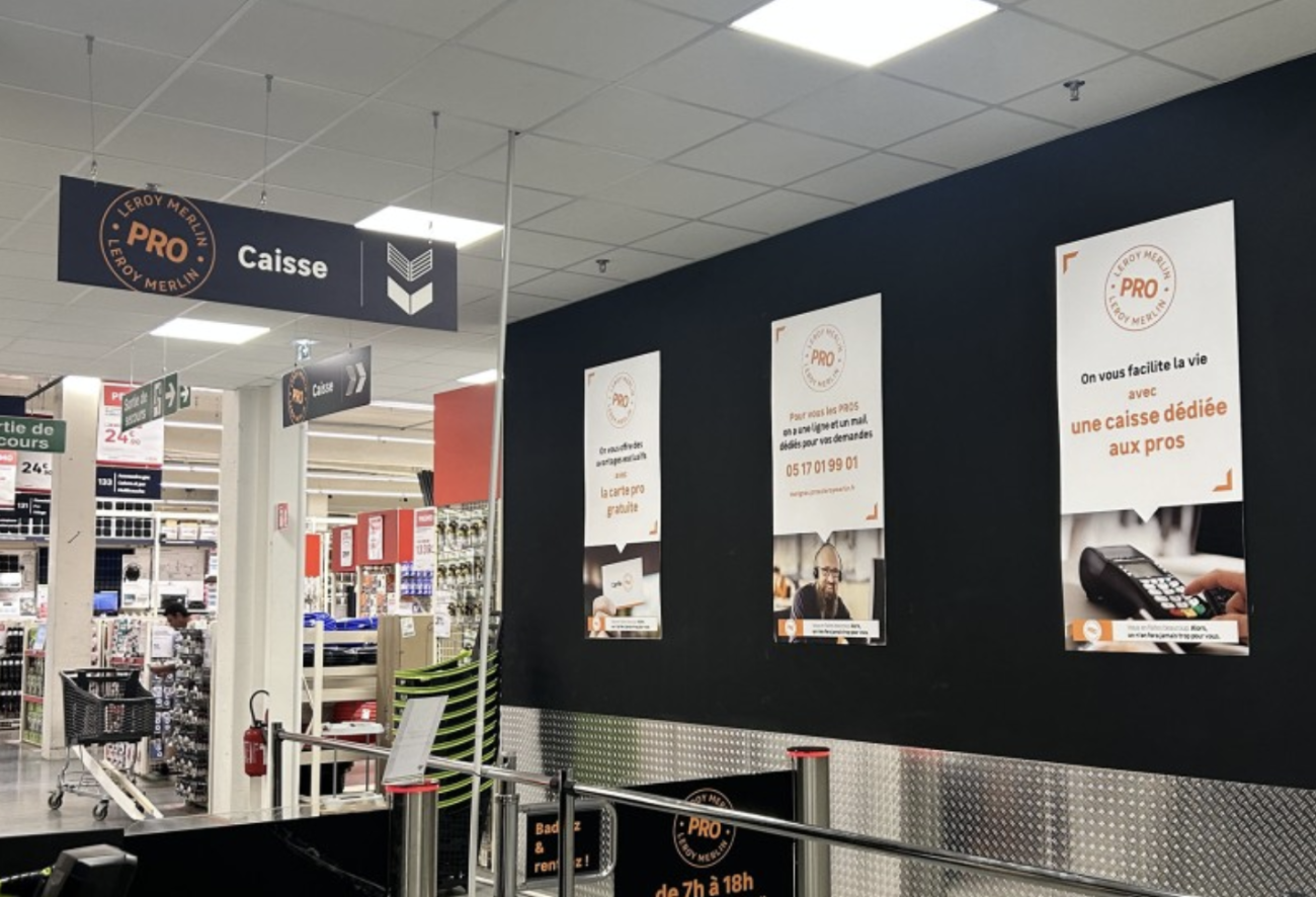Espace Pro chez Leroy Merlin France.