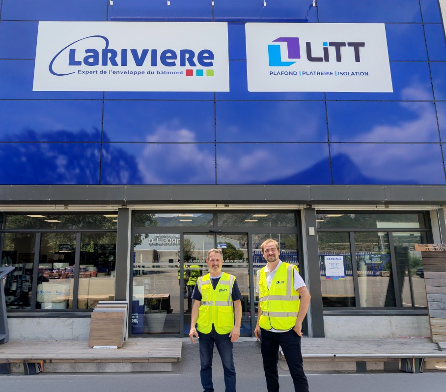 Agence commune LiTT Diffusion et Lariviere à Saint-Égrève, près de Grenoble (Isère).