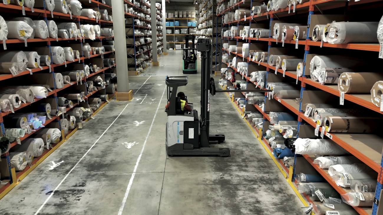 Plateforme logistique d'Udirev, Ile-de-France.