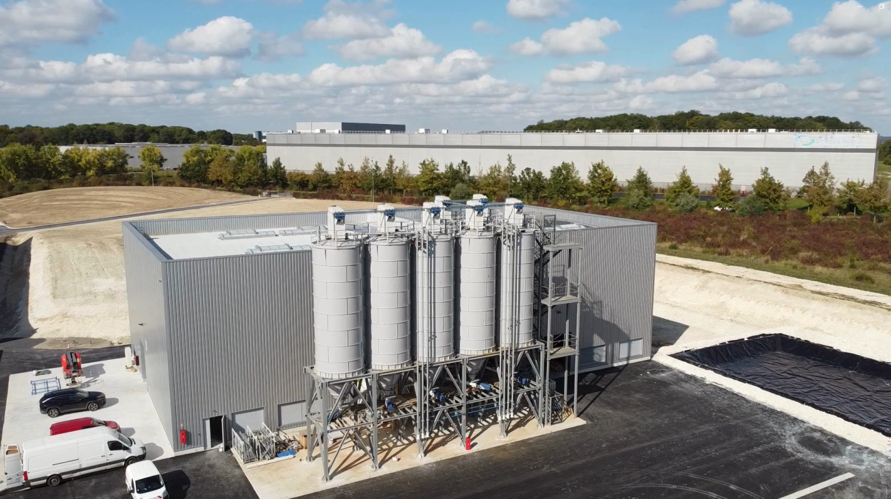 La nouvelle usine d'ITE de Daw France à Boves (Somme).