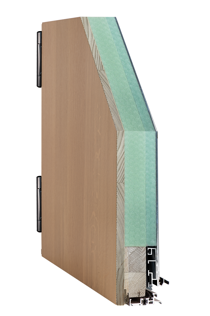 Porte d'entrée monobloc de Minco.