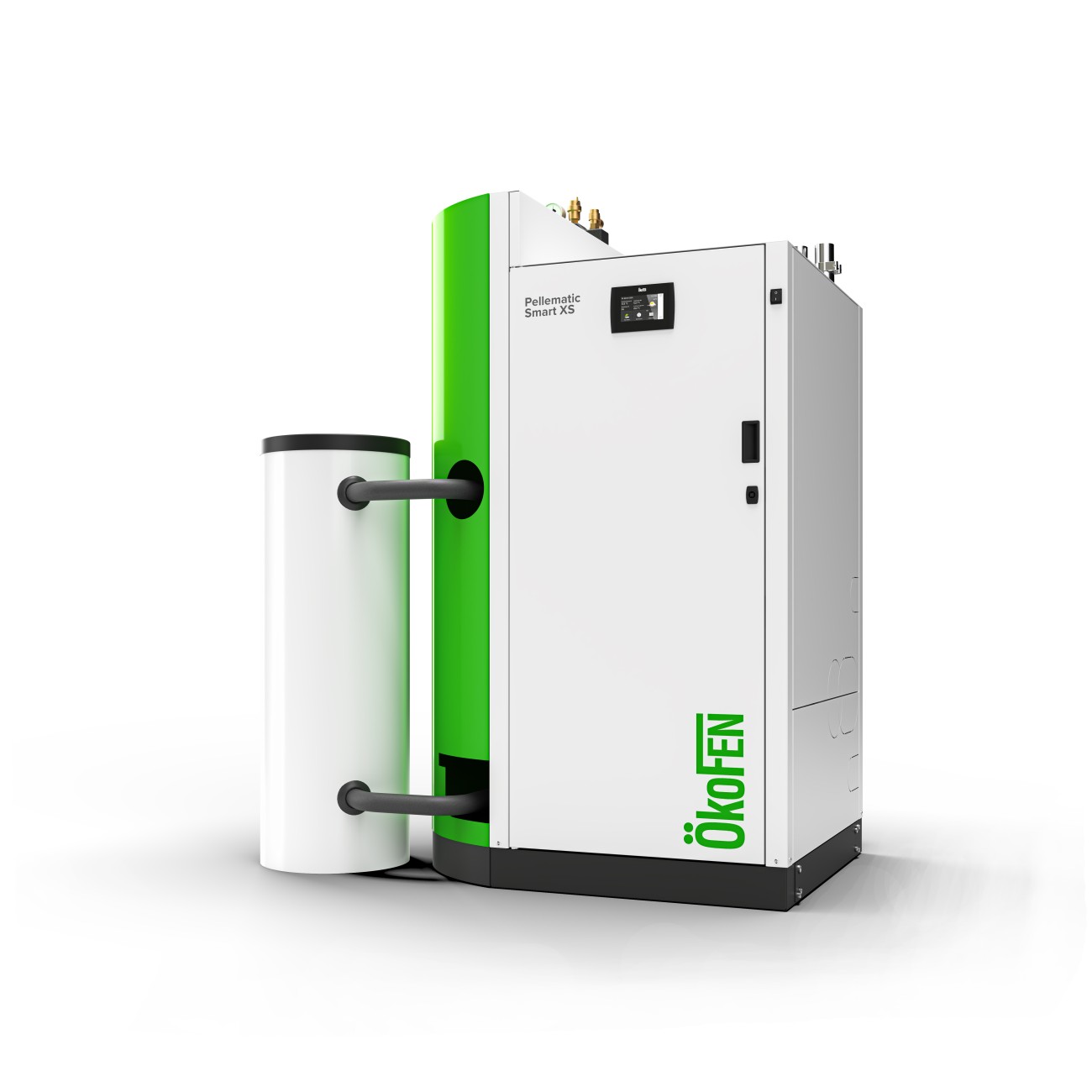 Avec la Pellematic Smart XS 400, ÖkoFEN simplifie la pose d’un système solaire thermique en proposant une solution intégrée, compacte et plus aisée à installer par rapport à un système solaire combiné (ni ballon solaire, ni système d’ECS supplémentaire).