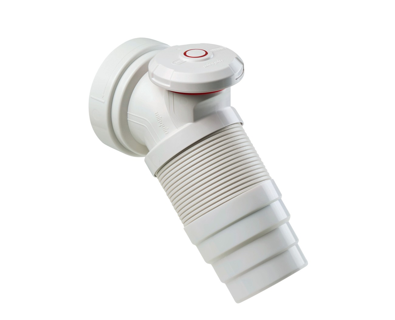 Le raccord WC AirConnect nouvelle génération de Wirquin intègre la fonction de clapet aérateur directement au cœur de l’équipement sanitaire. Il agit directement à la source des plus grosses dépressions : la chasse d’eau. 