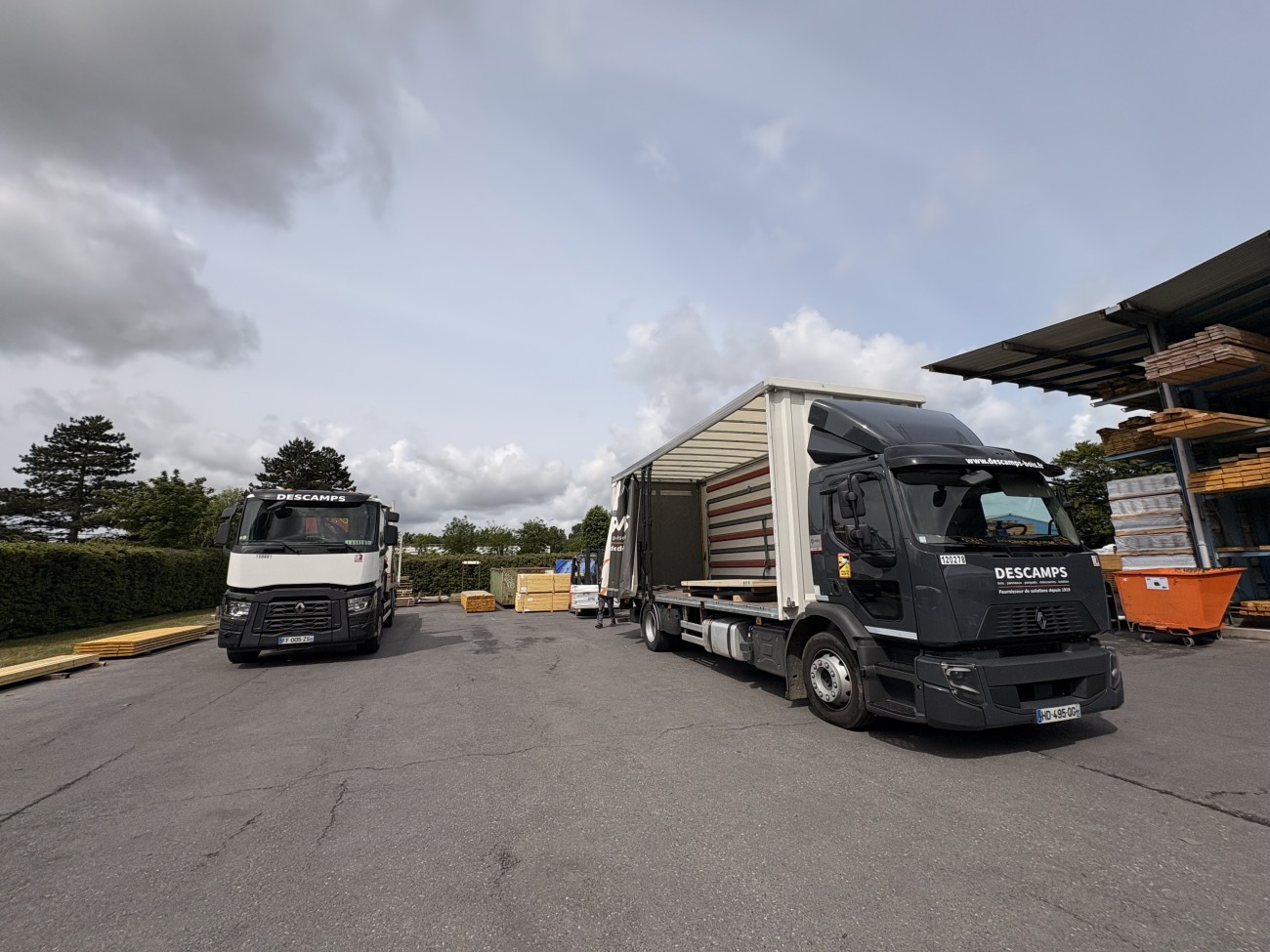 Showroom Descamps Bois à Dunkerque (59).