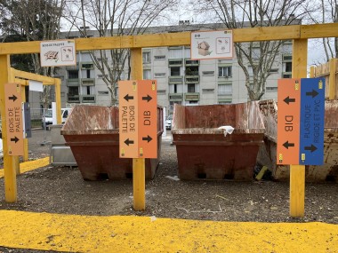 Collecte déchets chantier