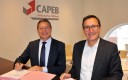Signature du partenariat PV entre Lariviere et la Capeb.