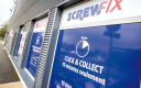 Façade d'un Screwfix - Version click & collect.