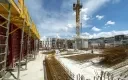 Chantier de construction de logements neufs.